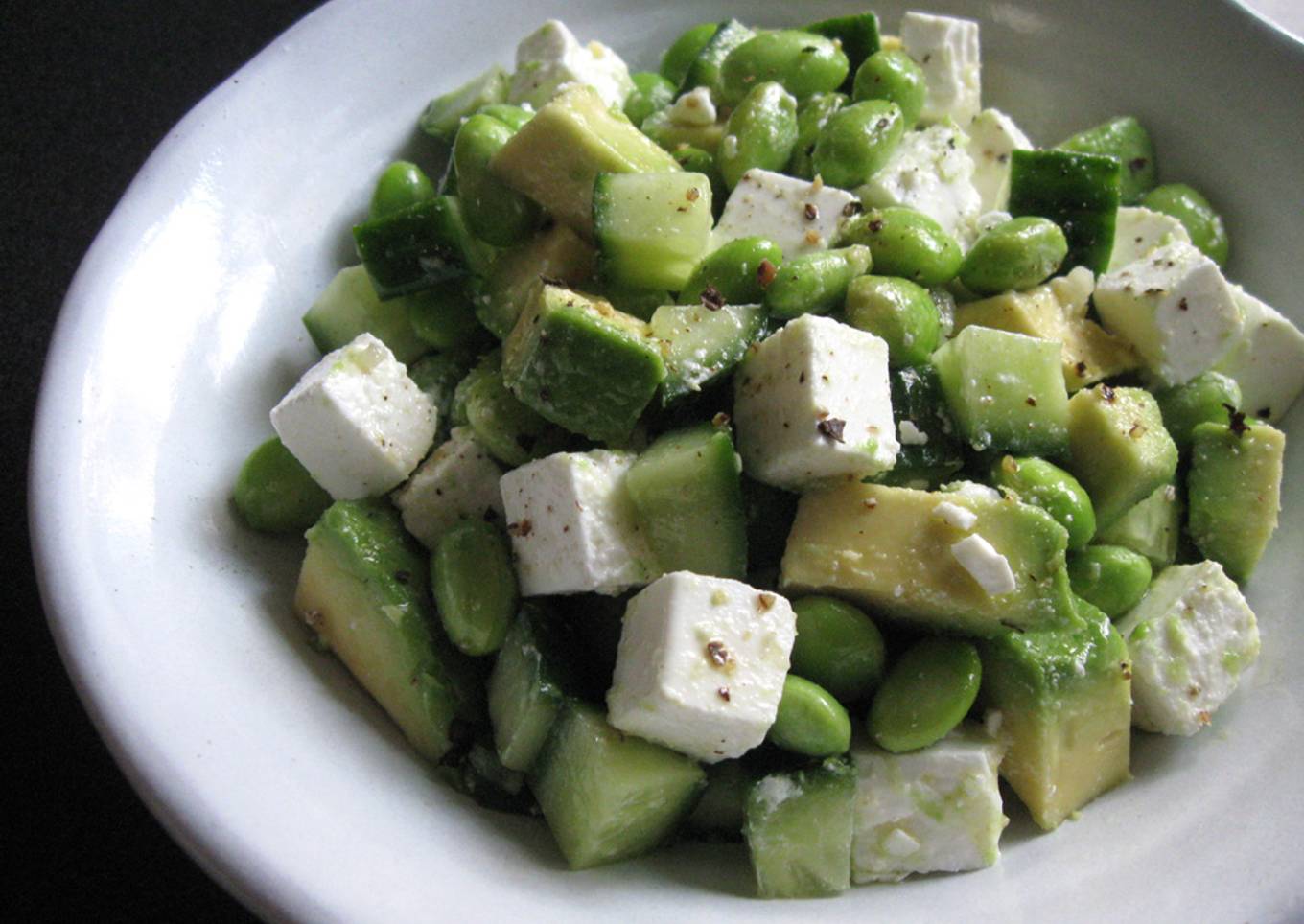 Edamame & Fetta Cheese Salad