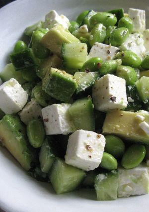 A picture of Edamame & Fetta Cheese Salad.
