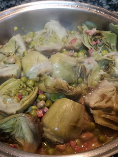 Una foto de Alcachofas salteadas