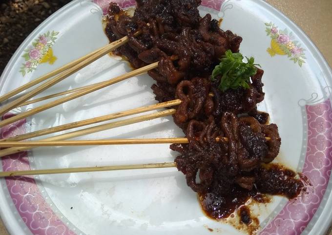 Resep Sate Usus Pedas Manis Oleh Dapurdelia Cookpad