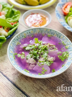 Hình của món Canh Khoai Tím.