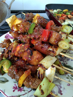 Foto resep Sate babi pedas
