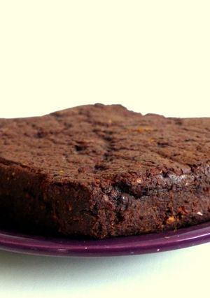 Une photo de Brownies à la patate douce -végan, sans gluten, sans sucre-