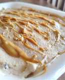 Helado saludable de banana, cacahuete y galletas con pepitas de chocolate