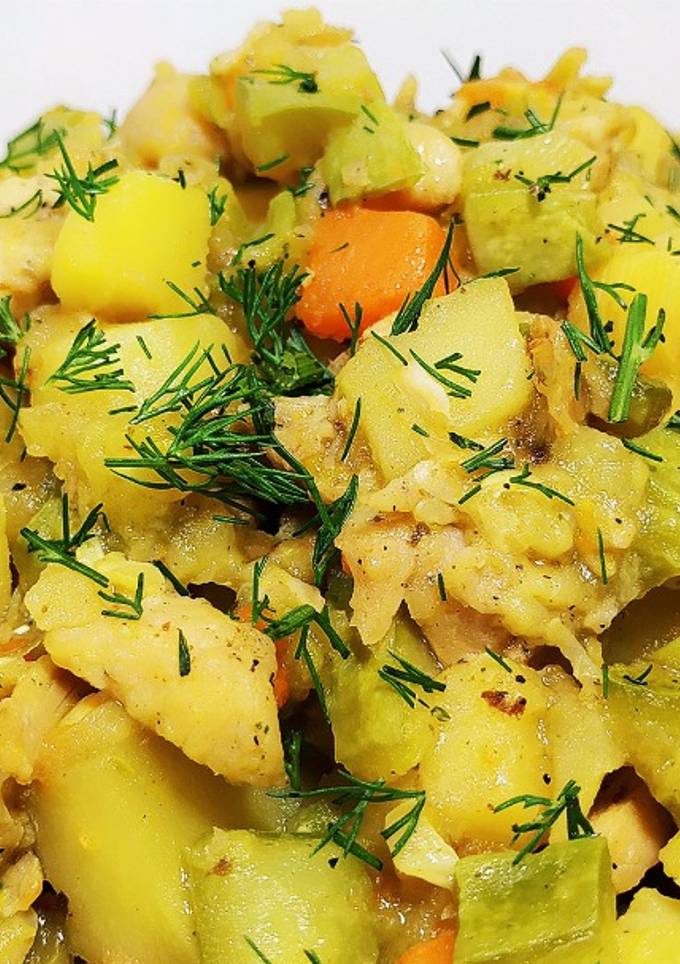 Овощное рагу с мясом