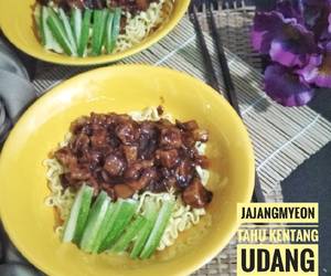 Masakan Populer Jajangmyeon Tahu Kentang Udang Sedap Masakan Populer Jajangmyeon Tahu Kentang Udang Sedap