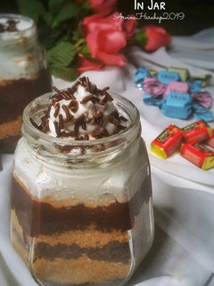 Foto resep Chocolate Cake & Biscuit In Jar
