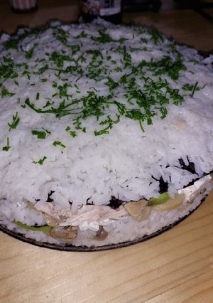 Una foto de Torta de sushi