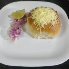 A picture of Stuff cheese bhaji pav.