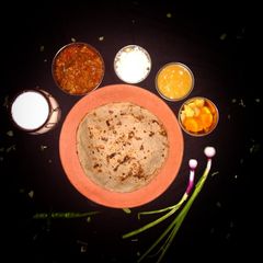 A picture of Pearl Millet Roti (Bajra na rotla).