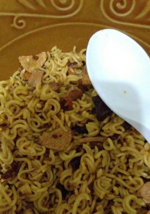 Foto resep Mie kering pedas