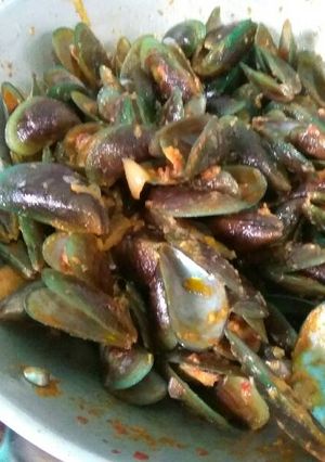 Foto resep Kerang hijau saus padang