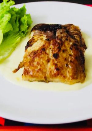 A picture of Fish fillet in Mango sauce.