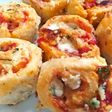 Pizza Rolls Con Jamón Y Queso