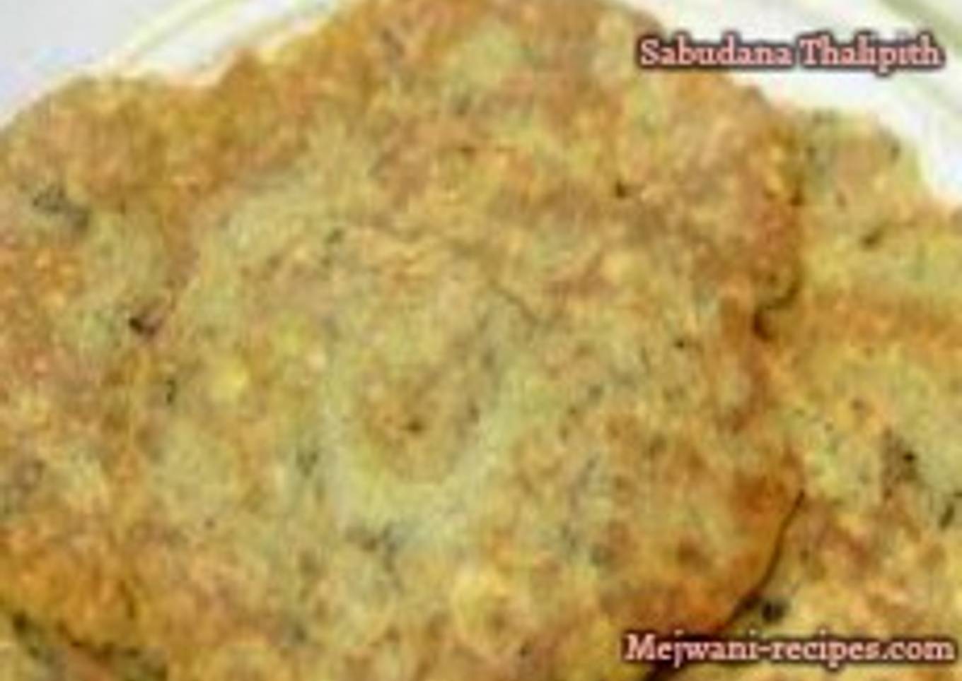 Sabudana Thalipeeth