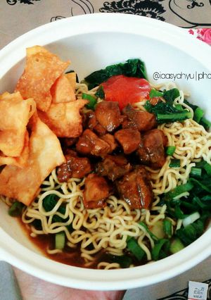 Foto resep Pangsit ala rumahan