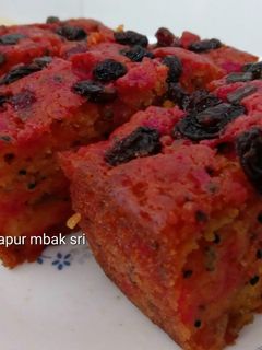 Foto resep Cake buah naga dan buah kering