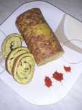Rulada de dovlecel și crema de brânza