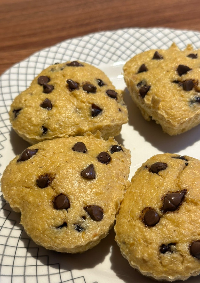 Una foto de Muffins fit de avena y naranja