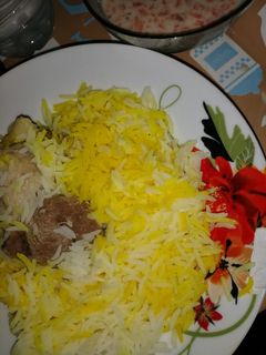 صورة لوصفة رز المندي باللحم 😋😋😘