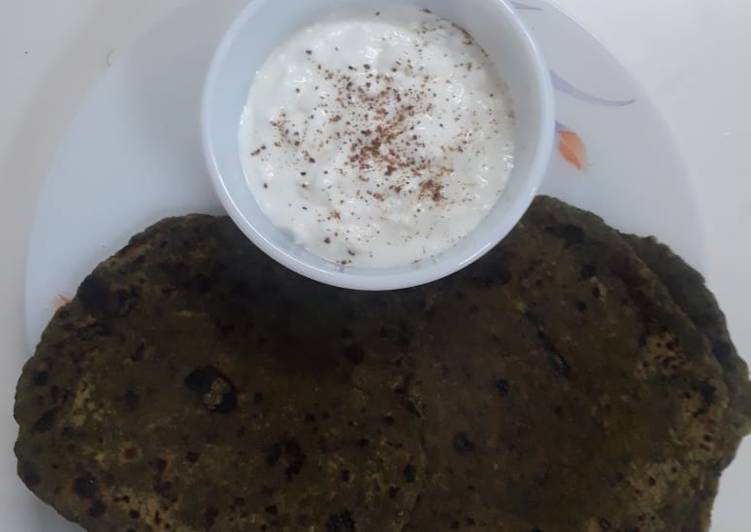 Recipe of Homemade Green coriander paratha