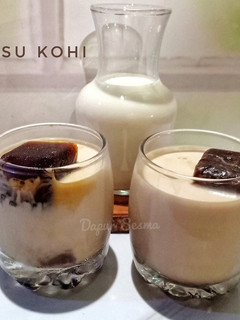 Foto resep Es Kopi susu Jepang (aisu kohi)