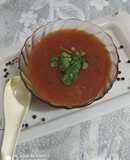 Vegetable clear soup
