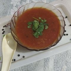 Vegetable clear soup A picture of Vegetable clear soup.