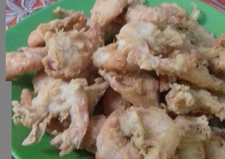 Bagaimana Menyiapkan Udang goreng krispi, Lezat Sekali