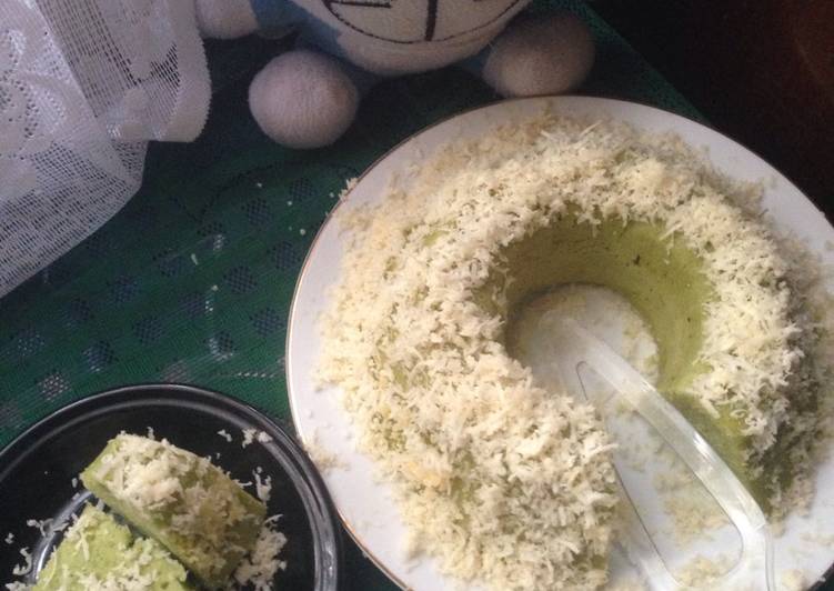 Resep Bolu kukus greentea Anti Gagal
