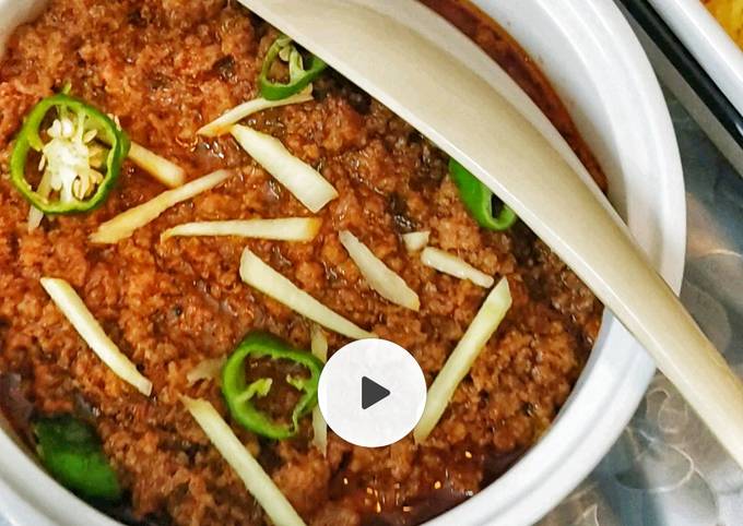 Recipe of Eric Ripert Tandoori qeema karahi