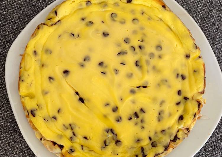 Torta magica ricotta e cioccolato