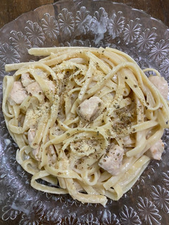 Foto resep Creamy Chicken Fettucini w/o cooking cream