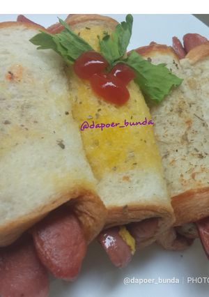 Foto resep Sandwich guling sosis