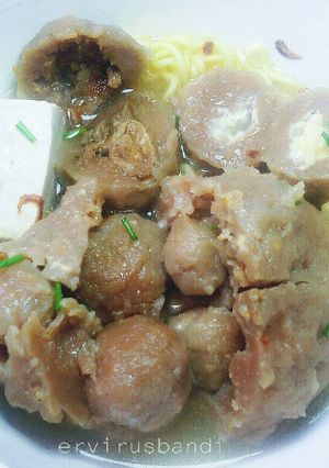 Foto resep Bakso Beranak + Bakso Mercon + Bakso Keju