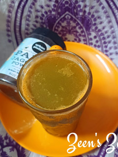 A picture of Lettuce Carrot and Cucumber Juice with Palm Jaggery.
