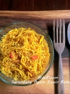 Foto resep 203. Serundeng Ayam Suwir Bumbu Kari