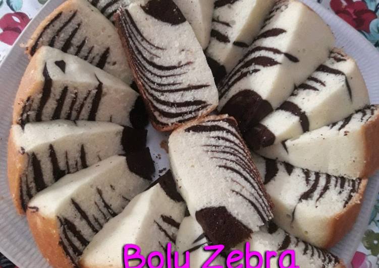 Bolu Zebra putih telur