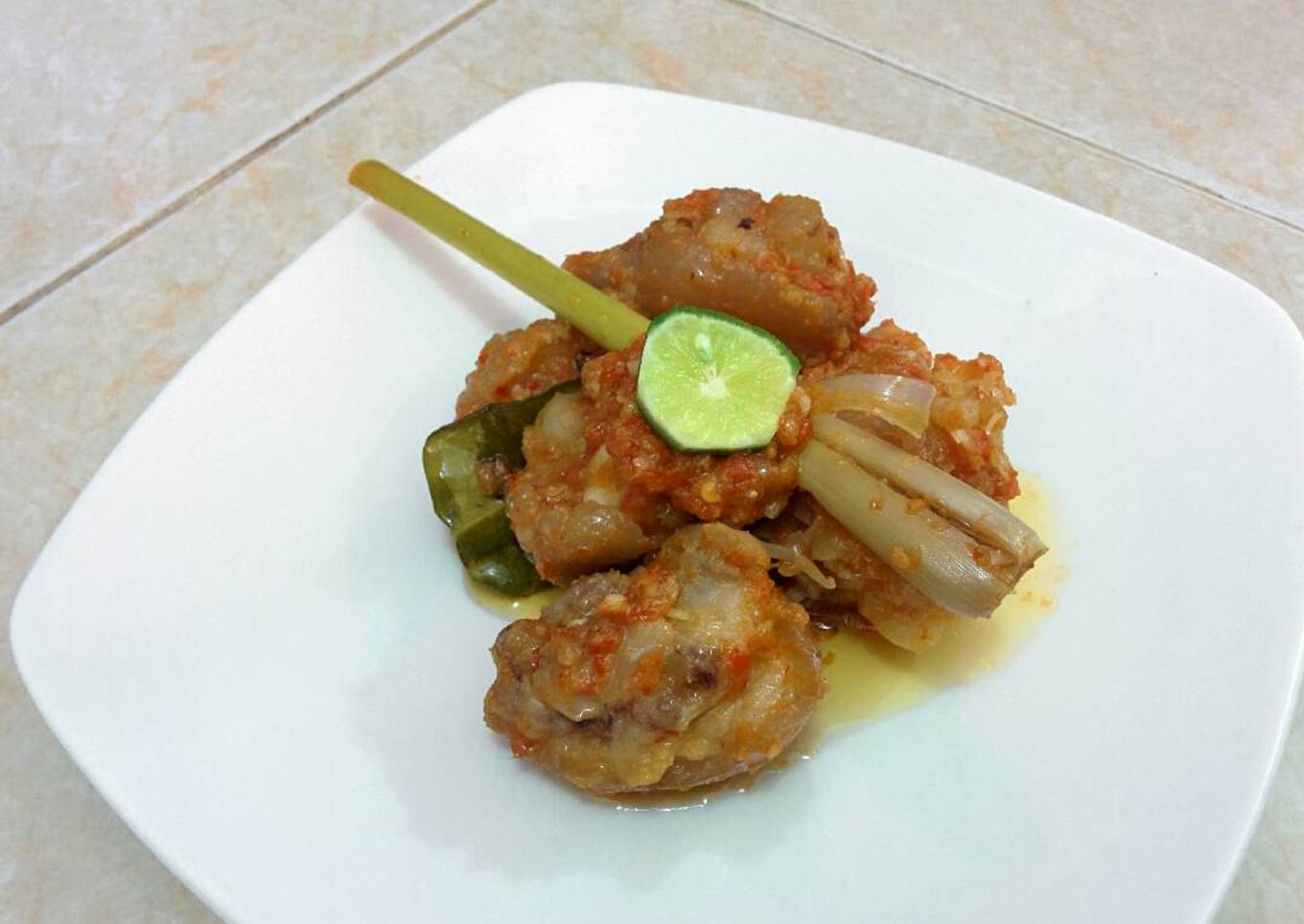 Pork Leg Rica Lemongrass (Babi Rica Serai)