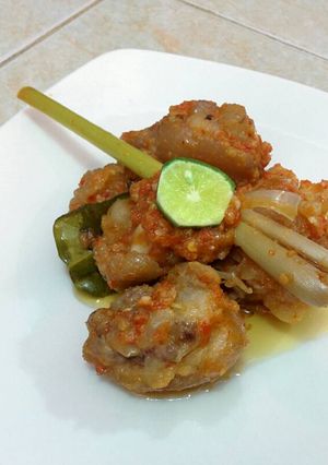 Foto resep Pork Leg Rica Lemongrass (Babi Rica Serai)