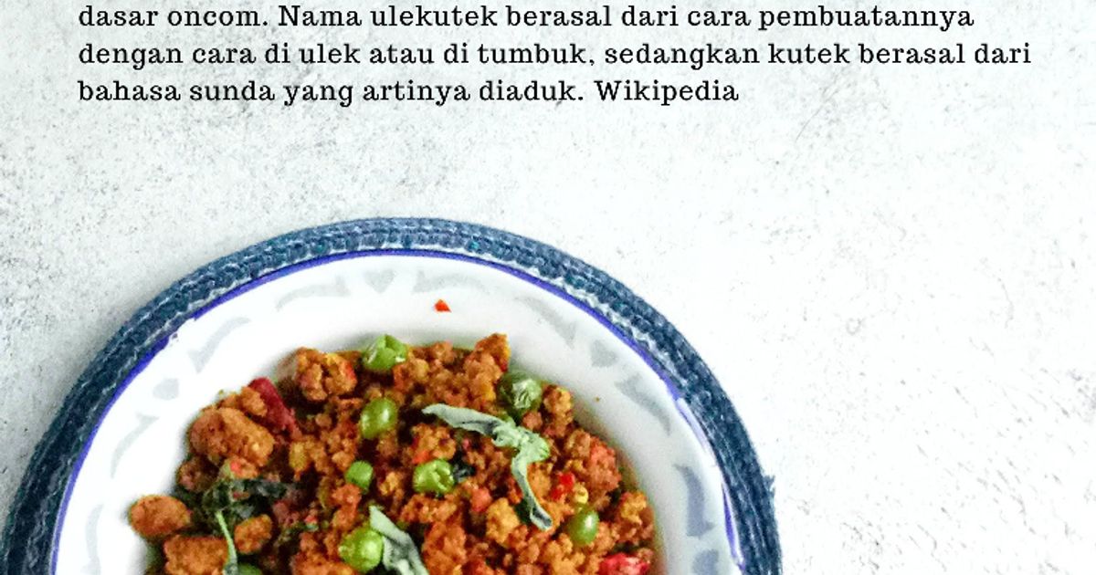 Menu Oncom Resep Oncom Leunca oleh Ecy - Cookpad