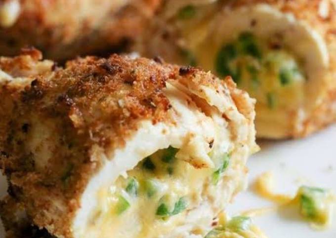 Jalapeño Popper Stuffed Chicken Recipe By Sameeha Bayat Cookpad