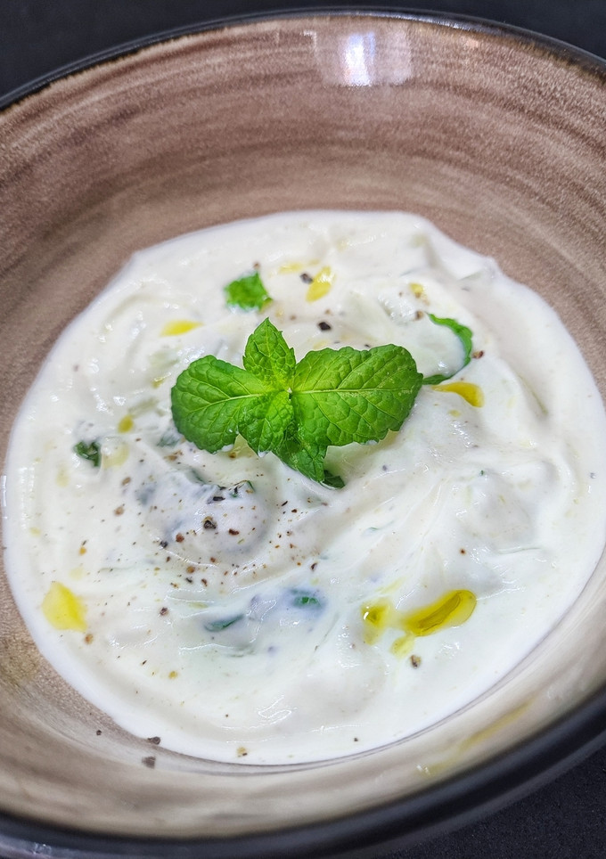 Una foto de Salsa de yogur