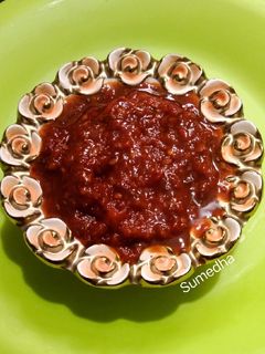 शेजवान चटणी (schezwan chutney recipe in marathi) रेसिपी चे मुख्य फोटो