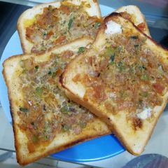 A picture of Open sandwich.