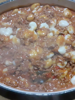 Una foto de Ñoquis con salsa bolognesa