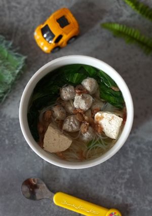 Foto resep Bakso Ayam Jantung Pisang