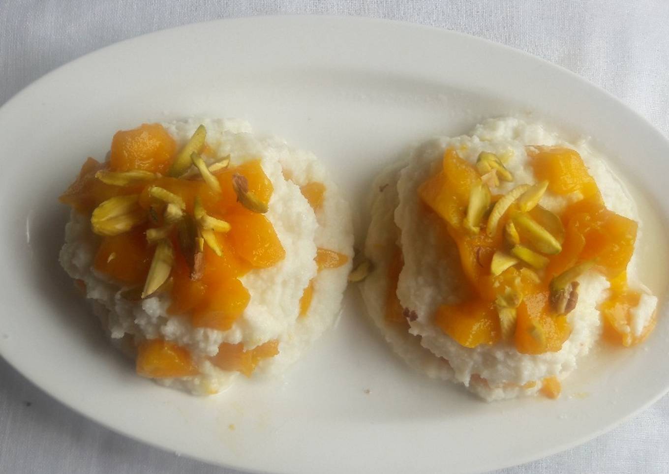 Quick Mango Sandesh