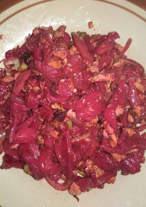 Foto resep Tumis kulit buah naga