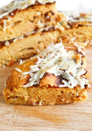Une photo de Gâteau salé butternut fromage